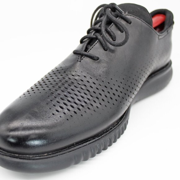 Cole Haan 2.Zerogrand Black Lined Laser Wingtip Oxford C23832: Size 11 - Picture 4 of 8